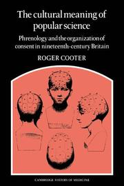 Cover of: The Cultural Meaning of Popular Science by Roger Cooter, Roger Cooter