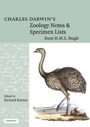 Cover of: Charles Darwin's zoology notes & specimen lists from H.M.S. Beagle