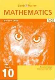 Cover of: Study and Master Mathematics Grade 10 Teacher's Book