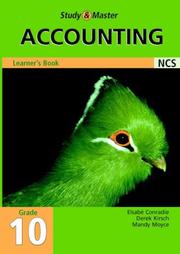 Cover of: Study and Master Accounting Grade 10 Learner's Book