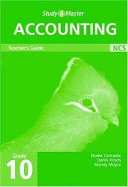 Cover of: Study and Master Accounting Grade 10 Teacher's Book