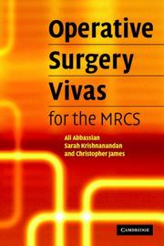 Cover of: Operative Surgery Vivas for the MRCS by 