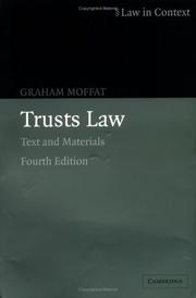 Cover of: Trusts Law: Text and Materials (Law in Context)