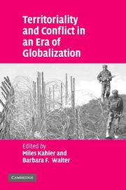 Cover of: Territoriality and Conflict in an Era of Globalization by 