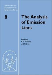 Cover of: The Analysis of Emission Lines (Space Telescope Science Institute Symposium Series)