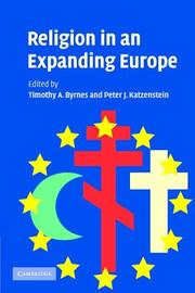 Cover of: Religion in an Expanding Europe by 