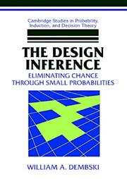 Cover of: The Design Inference by William A. Dembski