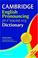Cover of: English Pronouncing Dictionary