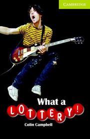 Cover of: What a Lottery! by Colin Campbell