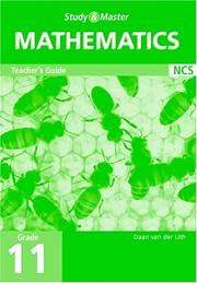 Cover of: Study and Master Mathematics Grade 11 Teacher's Guide
