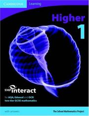 Cover of: SMP GCSE Interact 2-tier Higher 1 Pupil's Book (SMP Interact 2-tier GCSE) by School Mathematics Project.