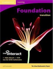 Cover of: SMP GCSE Interact 2-tier Foundation Transition Pupil's Book