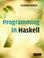 Cover of: Programming in Haskell