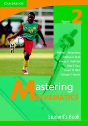 Cover of: Mastering Mathematics Form 2 Student's Book