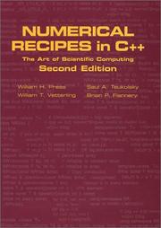 Cover of: Numerical Recipes in C++ by William T. Vetterling, Brian P. Flannery