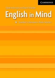 Cover of: English in Mind Starter Teacher's Resource Pack (English in Mind) by Sarah Ackroyd, David McKeegan