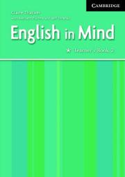 Cover of: English in Mind 2 Teacher's Book by Claire Thacker, Herbert Puchta, Jeff Stranks