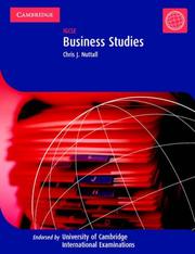 Cover of: Business Studies: IGCSE (Cambridge International Examinations)