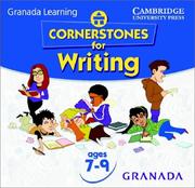 Cover of: Cornerstones for Writing Ages 7-9 Interactive CD-ROM Extra User Disk (Cornerstones)