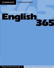 Cover of: English365 1 Teacher's Guide: For Work and Life (Cambridge Professional English)