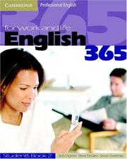 Cover of: English365 2 Student's Book (Cambridge Professional English)