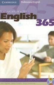 Cover of: English365 2 Personal Study Book with Audio CD (Cambridge Professional English) by Bob Dignen, Steve Flinders, Simon Sweeney