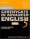 Cover of: Cambridge Certificate in Advanced English 5 Student's Book with Answers