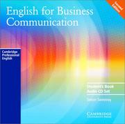 Cover of: English for Business Communication Audio CD Set