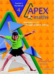Cover of: Apex Maths 4 Teacher's Handbook: Extension for all through Problem Solving (Apex Maths)