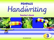 Cover of: Penpals for Handwriting Year 3 Teacher's Book (Penpals for Handwriting)