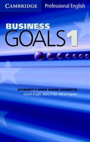 Cover of: Business Goals 1 Audio Cassettes