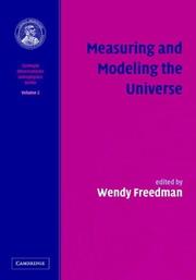 Cover of: Measuring and modeling the universe by edited by Wendy L. Freedman.