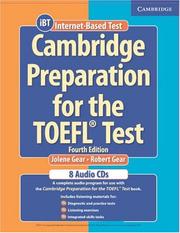 Cover of: Cambridge Preparation for the TOEFL® Test Audio CDs (8)