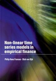 Cover of: Non-Linear Time Series Models in Empirical Finance by Philip Hans Franses, Dick van Dijk