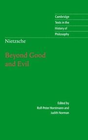 Cover of Nietzsche: Beyond Good and Evil by Friedrich Nietzsche