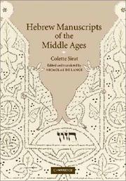 Cover of: Hebrew Manuscripts of the Middle Ages by Colette Sirat, Nicholas de Lange