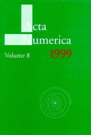 Cover of: Acta Numerica 1999 (Acta  Numerica)