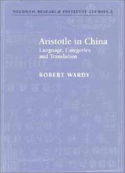 Aristotle in China by Robert Wardy