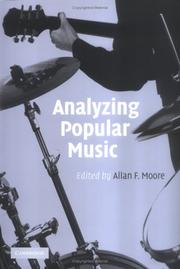 Cover of: Analyzing Popular Music by Allan F. Moore
