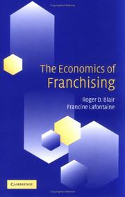 Cover of: The Economics of Franchising