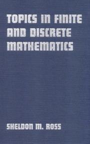 Cover of: Topics in Finite and Discrete Mathematics by Sheldon M. Ross