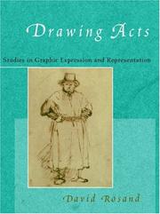 Cover of: Drawing Acts: Studies in Graphic Expression and Representation