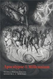 Cover of: Apocalypse and Millennium: Studies in Biblical Eisegesis