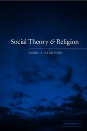 Cover of: Social Theory and Religion