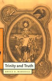 Cover of: Trinity and Truth (Cambridge Studies in Christian Doctrine)