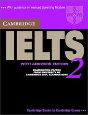 Cover of: Cambridge IELTS 2 Student's Book with Answers by University of Cambridge Local Examinations Syndicate