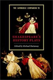 Cover of: The Cambridge companion to Shakespeare's history plays