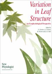 Variation in Leaf Structure by E. Garnier, H. Poorter