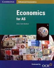 Cover of: Economics for AS by Colin Bamford