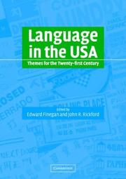 Cover of: Language in the U.S.A.: themes for the 21st century